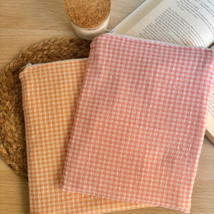 Funda vichy seersuker con cremallera