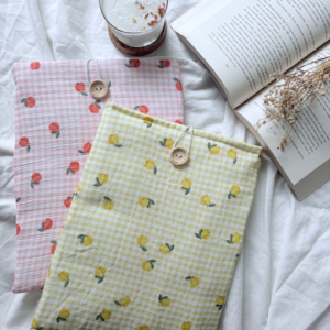 Funda vichy y frutas