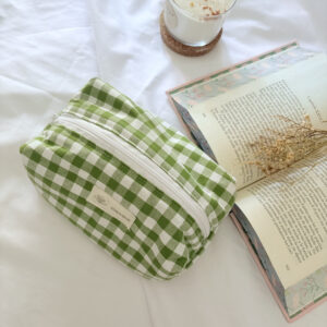 Neceser vichy verde