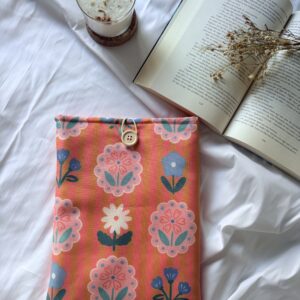 Funda rayas y flor