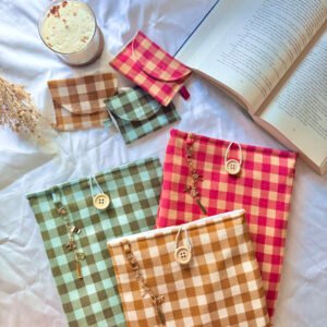 Funda vichy + charm